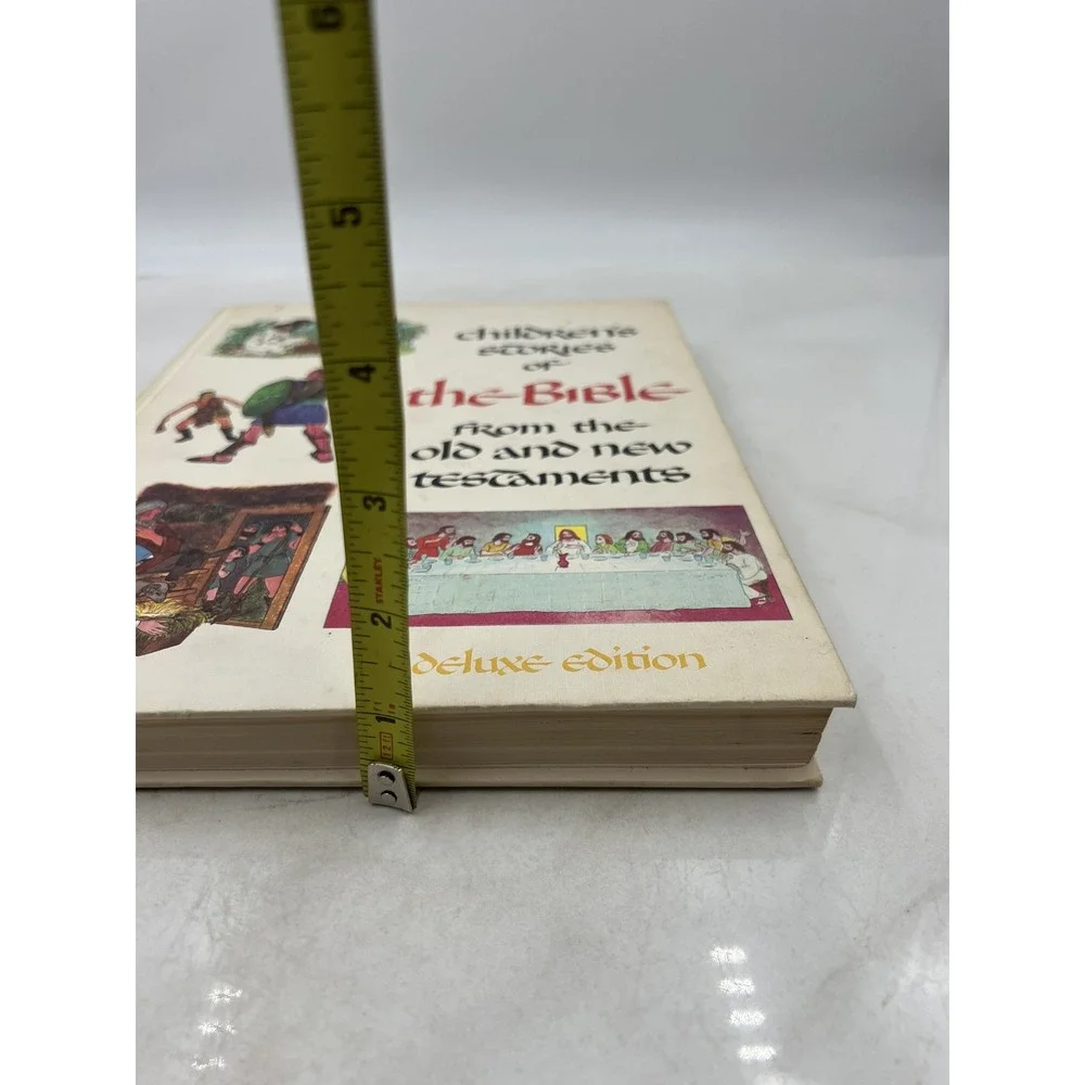 Childrens Stories of the Bible Deluxe Edition 1968 Hardcover Barbara T Bradford